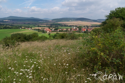 Thüringenwald landschap (2016) ; Fladungen gras | foto 2 Thüringenwald landschap (2016) ; Fladungen, gras, uitzicht | foto 2