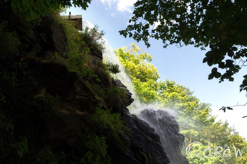 Waterval Altersbach Thüringen (2016) ; Altersbach | foto 2 Waterval Altersbach Thüringen (2016) ; Altersbach, waterval, water, bomen | foto 2
