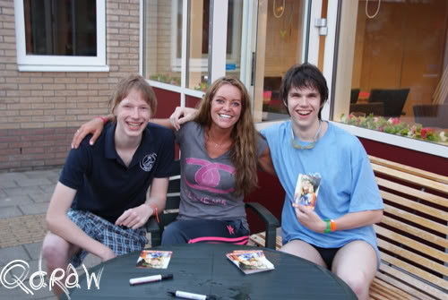 Zwemfestijn met Inge de Bruijn, Dion, Niels en Inge, I love N°5