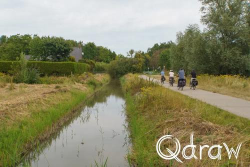 Holthuyserpad: Klompenpad tussen stad en rivierenland (2026) ; Patrouille Pad Zuid ; Patrouille Pad Zuid, ouderen, fiets, helm, Holthuyserpad