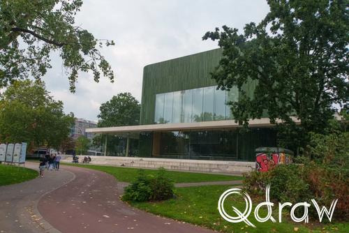 Musis Arnhem tijdens Open Monumentendag (2026), Musis achterkant - Parkzaal, Musis, Arnhem, theater, achterkant, Parkzaal
