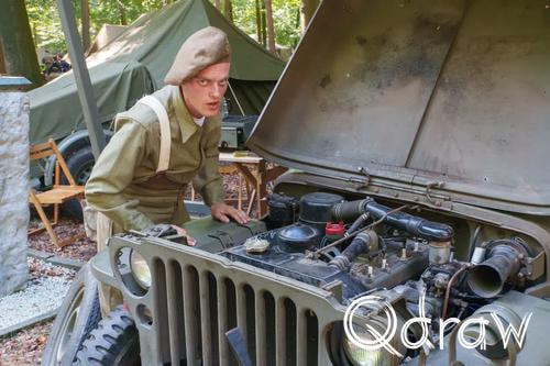 Oorlogsmuseum Overloon - Eye Witness Living History (2026), Willys Jeep, Oorlogsmuseum, Overloon, willys jeep, Eye Witness Living History event