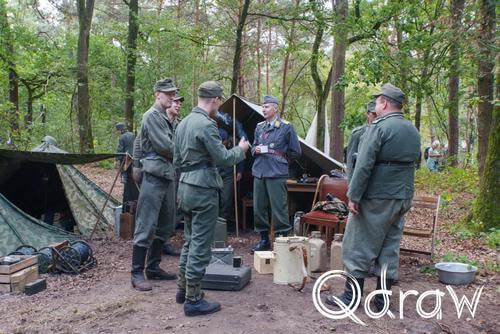 Oorlogsmuseum Overloon - Eye Witness Living History (2026), Duitse soldaten, Oorlogsmuseum, Overloon, duitse soldaten, roken, Eye Witness Living History event