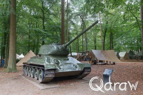 Oorlogsmuseum Overloon - Eye Witness Living History (2026), T-34 Tank, Oorlogsmuseum, Overloon, T-34 Tank, Eye Witness Living History event