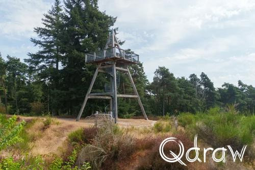 Twee Schansenroute over Landgoed Mookerheide (2026) ; Mokerschans ; bos, uitkijktoren, Mokerschans, Mook