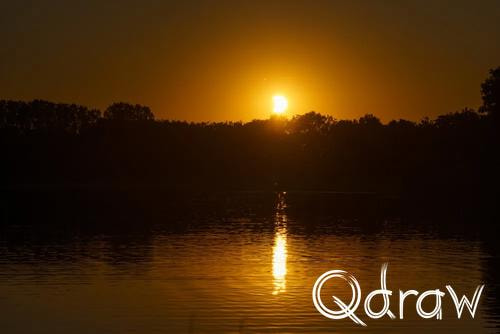 Zonsverduistering kijken bij Bussloo (2026) ; Zonsondergang Bussloo ; zonsverduistering, Bussloo, zonsondergang