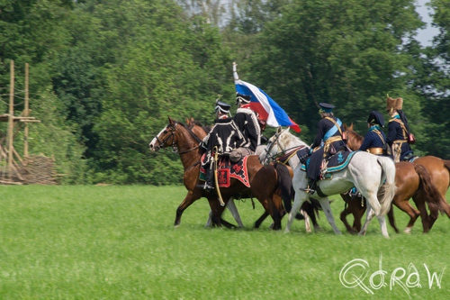 Bathmen Spant De Kroon - Apenhuizen 1814 - 2014 russen, cavalerie, kozakken, paard, Russische vlag | foto 1