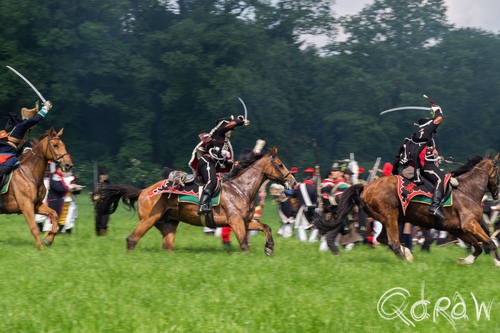 Bathmen Spant De Kroon - Apenhuizen 1814 - 2014 cavalerie, infanterie, slag bij Bathmen, aanval paarden | foto 8