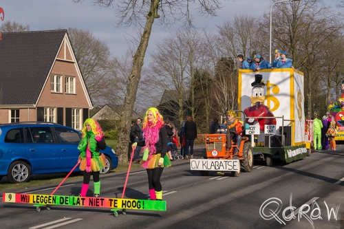 Carnaval Klarenbeek 2015 ; wij leggen de lat niet te hoog, cv klabatse, dagobert duck, Klarenbeek, Carnaval | foto 2