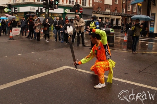 Chinees Nieuwjaar Londen (2017) ; chinees nieuwjaar, london, man zwaard | foto 1