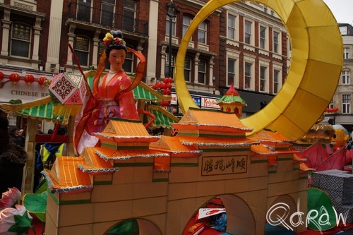 Londen met Chinees Nieuwjaar