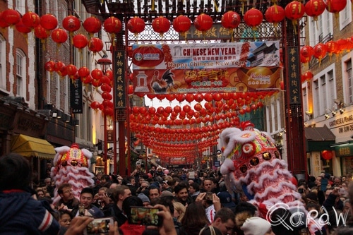 Chinees Nieuwjaar Londen (2017) ; Chinatown London, london, china, new year | foto 11
