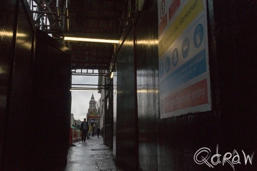 City of London (2017) ; werkzaamheden, No Unauthorised access, london | foto 2