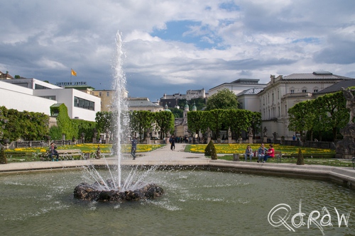 Citytrip Salzburg (2017) ; Schloss Mirabell, Mirabell, garden, fontein | foto 7
