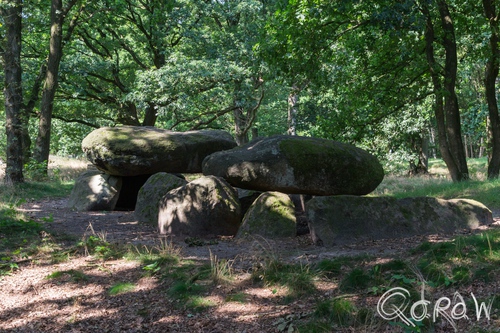 Hunebedden in het Eemsland ; Huven, Großsteingrab, Megalithkultur, Hunnebeden, Grafheuvel | foto 3