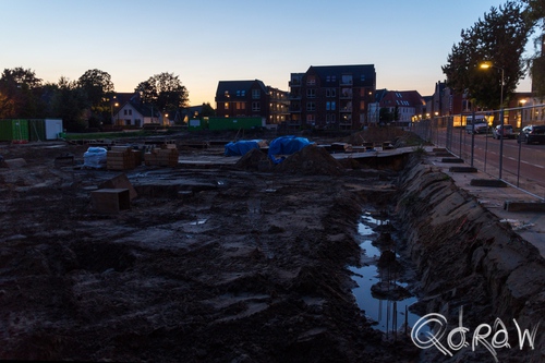 Nieuwbouw Twello (augustus 2014) ; Twello, c1000, jumbo, nieuwbouw, Heien, avond | foto 1