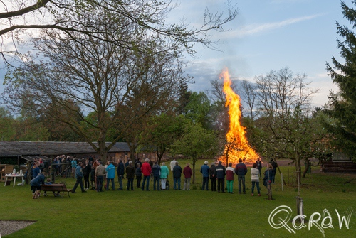 Paasvuur Emst 2014 appelboom, paasvuur, han, mensen, kijken | foto 3