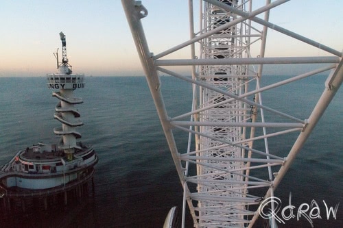 Pier bij Scheveningen (2017) ; Reuzenrad, Scheveningen, Den Haag, Strand, badplaats, Pier | foto 3