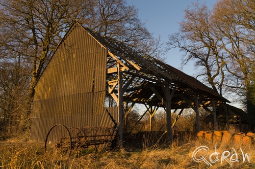 Urban Apeldorn Emsland (2016) ; schuur, Hooischudder, dakpannen, schudder, landbouw | foto 6