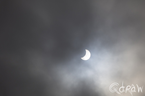 Zonsverduistering Schokland 2015 ; Middelbuurt, zonsverduistering, eclipse, flevoland, schokland | foto 1