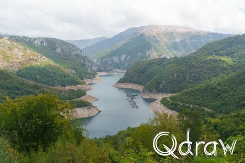 Balkan roadtrip dag 2: Pivameer (Montenegro) (2026), Sinjac M3, Sinjac, m3, water, bergen
