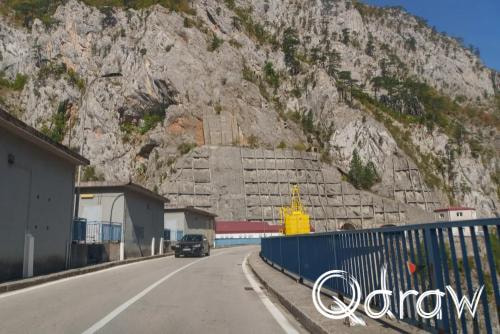 Balkan roadtrip dag 3: van Pluzine naar Sarajevo (2026), Brana Mratinje (Mratinjedam), roadtrip, Brana Mratinje, Mratinjedam